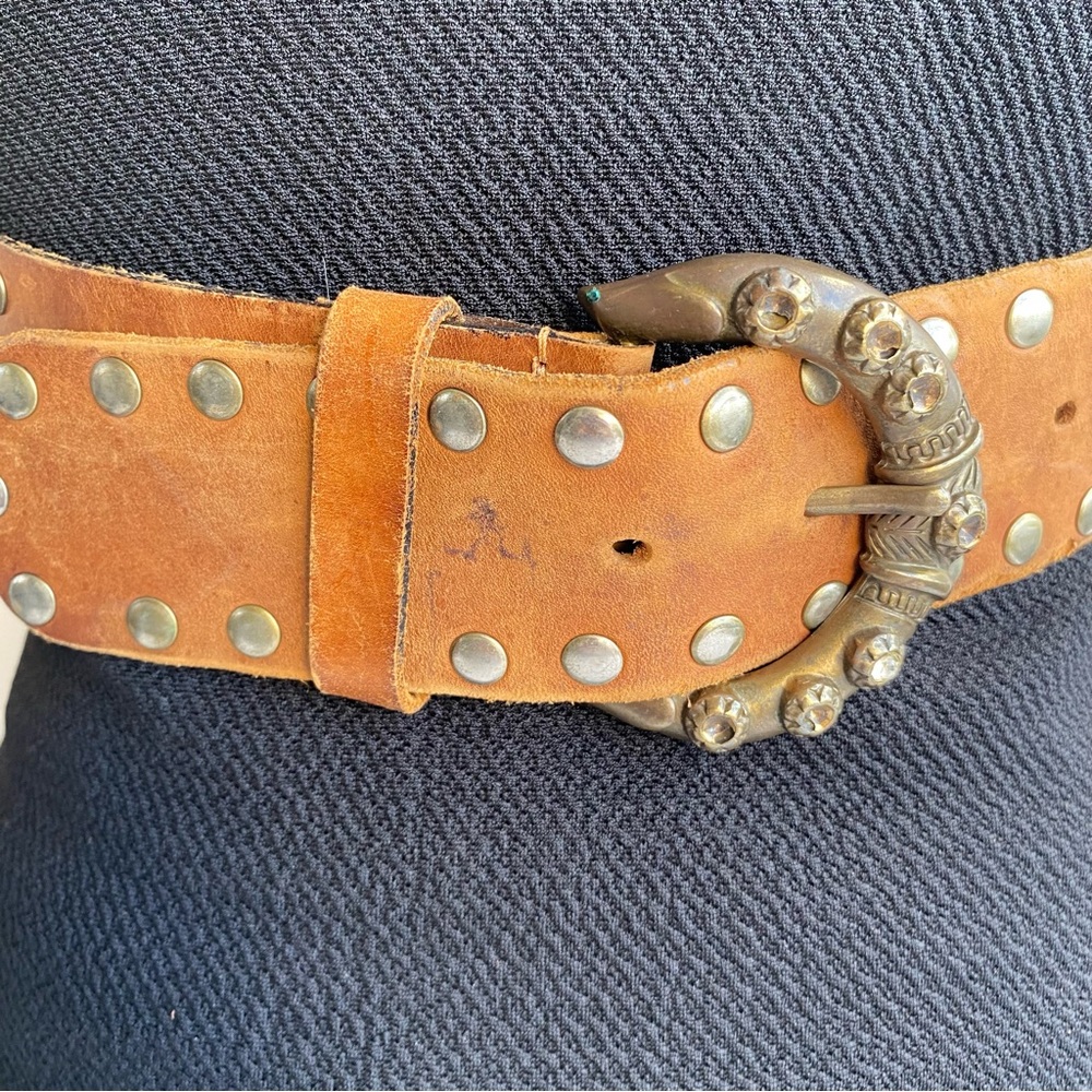 Womens Studded Belt Adjustable